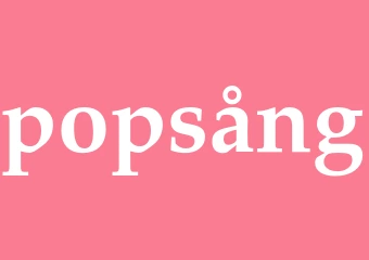 Synonym popsång