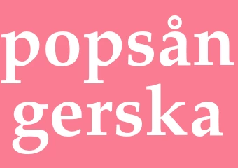 Synonym popsångerska