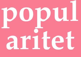 Synonym popularitet
