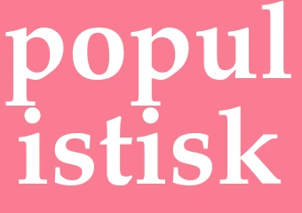 Synonym populistisk