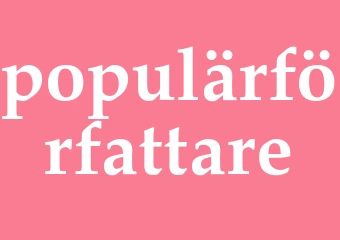 Synonym populärförfattare