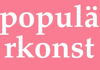 Synonym populärkonst