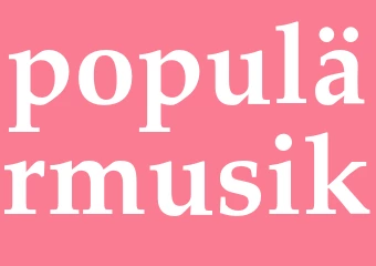 Synonym populärmusik