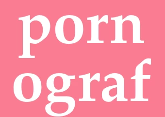 Synonym pornograf