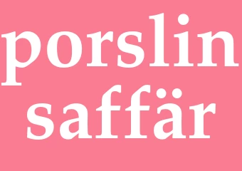 Synonym porslinsaffär