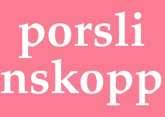 Synonym porslinskopp