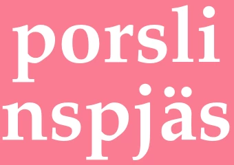 Synonym porslinspjäs