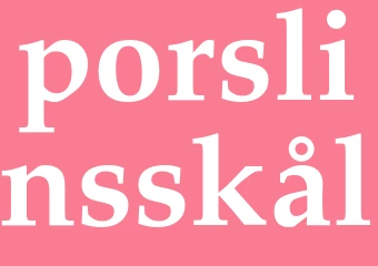 Synonym porslinsskål