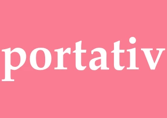 Synonym portativ