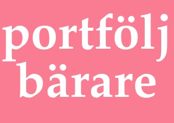 Synonym portföljbärare