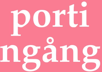 Synonym portingång