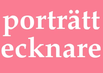 Synonym porträttecknare