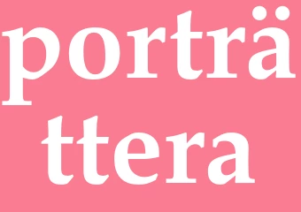Synonym porträttera