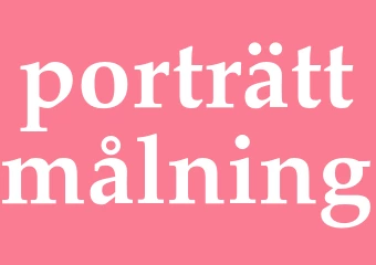 Synonym porträttmålning