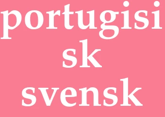 Synonym portugisisk-svensk