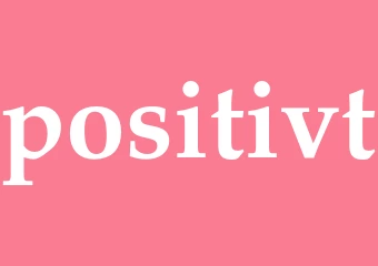Synonym positivt