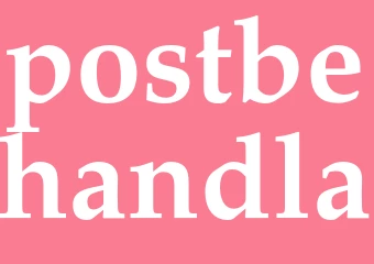 Synonym postbehandla
