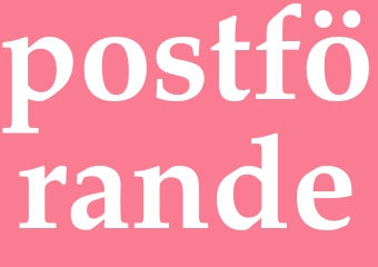 Synonym postförande