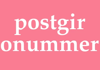 Synonym postgironummer
