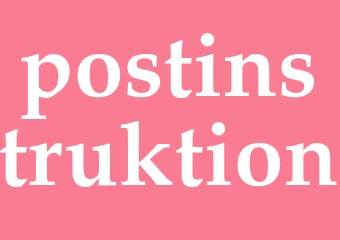 Synonym postinstruktion