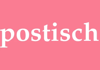 Synonym postisch