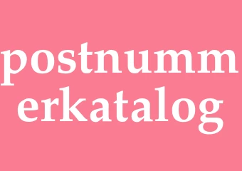 Synonym postnummerkatalog