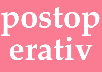 Synonym postoperativ