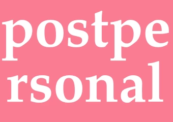 Synonym postpersonal