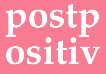 Synonym postpositiv