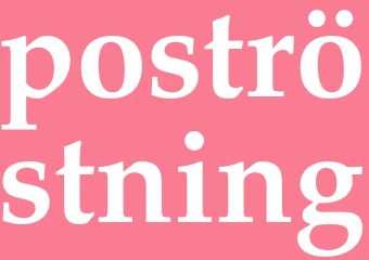 Synonym poströstning