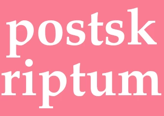 Synonym postskriptum