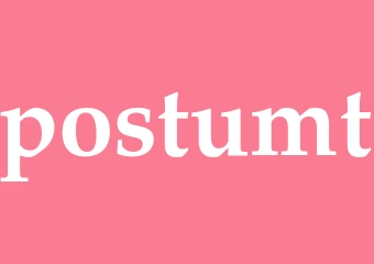 Synonym postumt