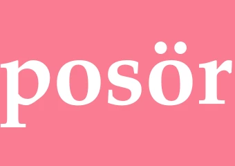 Synonym posör