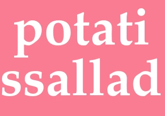 Synonym potatissallad