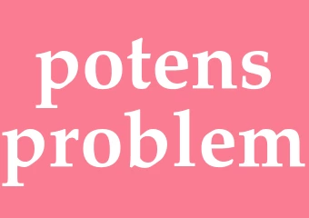 Synonym potensproblem