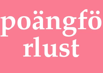 Synonym poängförlust