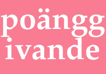 Synonym poänggivande