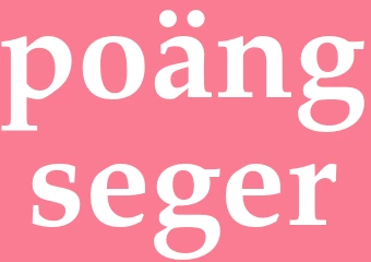Synonym poängseger