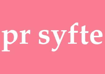 Synonym pr-syfte