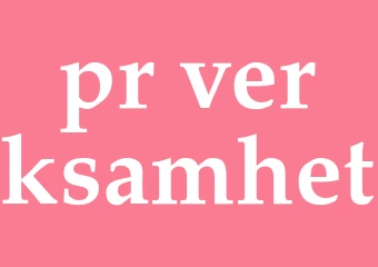 Synonym pr-verksamhet