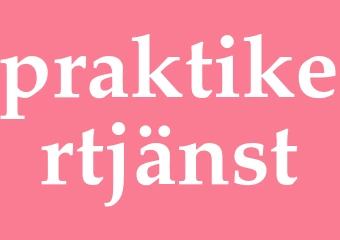 Synonym praktikertjänst