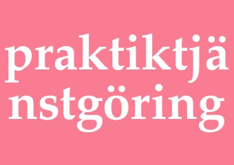 Synonym praktiktjänstgöring