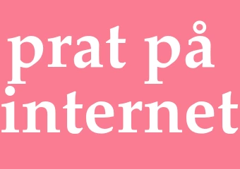 Synonym prat på internet