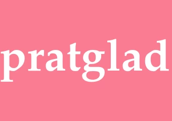 Synonym pratglad