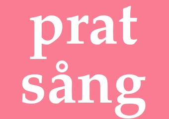 Synonym pratsång