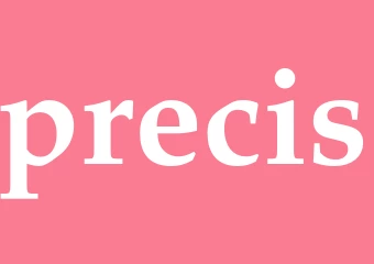 Synonym precis