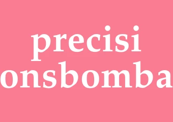 Synonym precisionsbomba