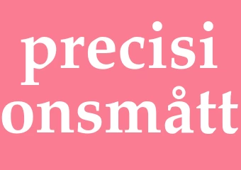 Synonym precisionsmått