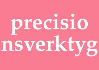 Synonym precisionsverktyg