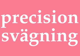 Synonym precisionsvägning